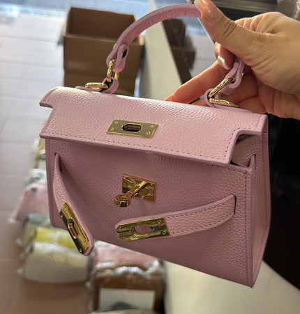 Kabelka H baby pink