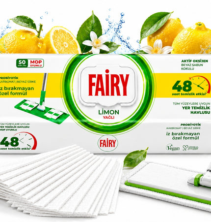 Leštící ubrousky mop citron