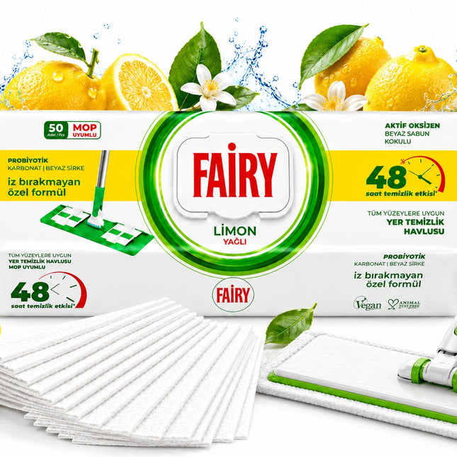 Leštící ubrousky mop citron