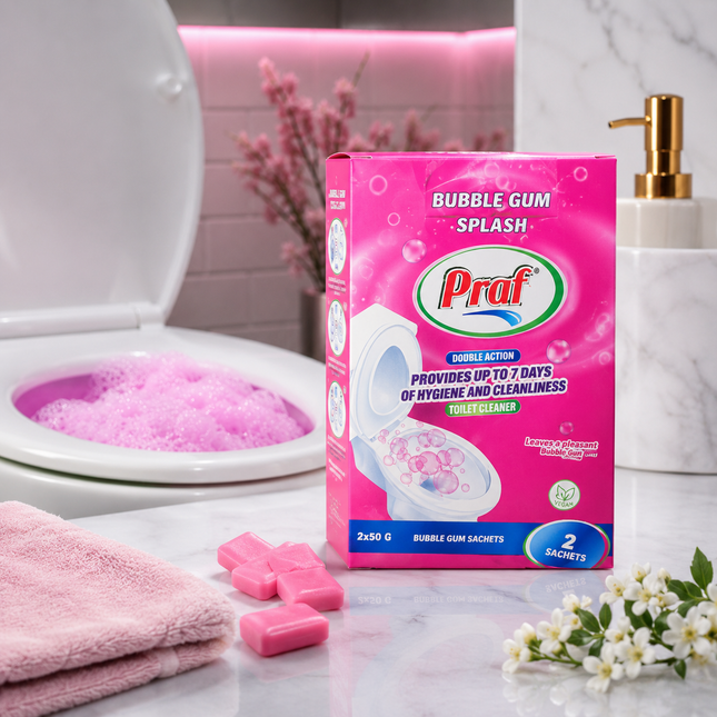 Wc aktivní čisticí pěna bubble gum